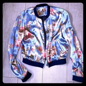 Zara floral bomber